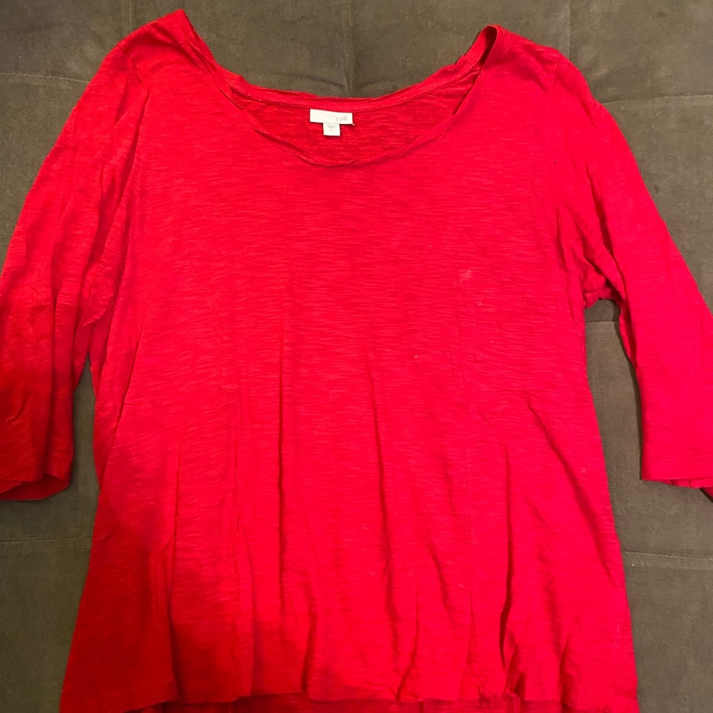 J. Jill red shirt
